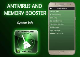Antivirus and Memory Booster capture d'écran 2