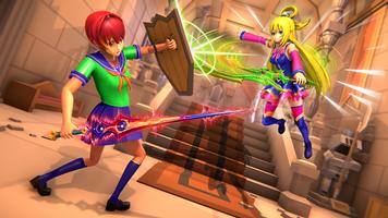 Anime Sword Fighting Games 3D 포스터