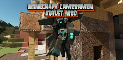 Minecraft Cameraman Toilet Mod Cartaz
