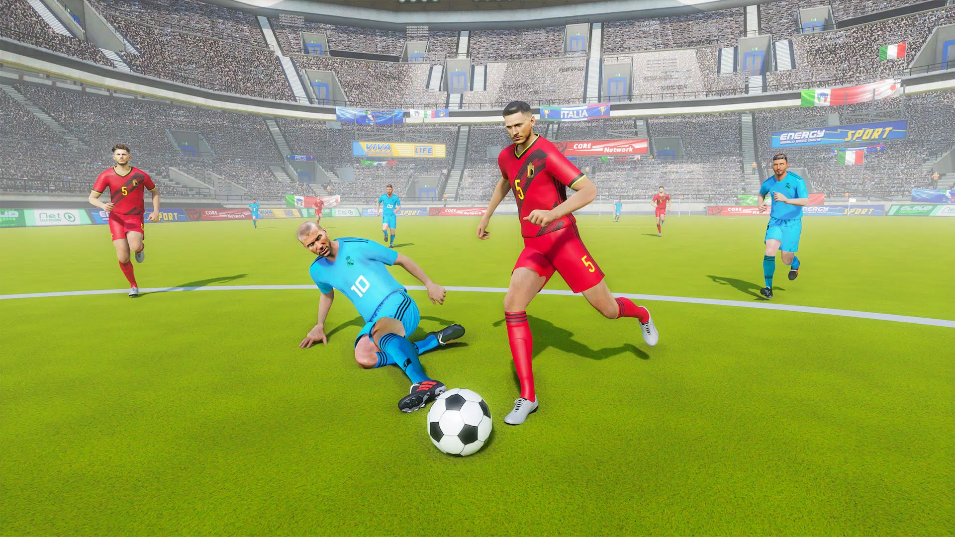 Football Flick Goal Soccer World Craze kick 3D for Android - Download