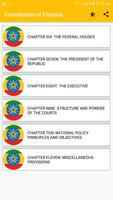 Constitution of Ethiopia Engli poster