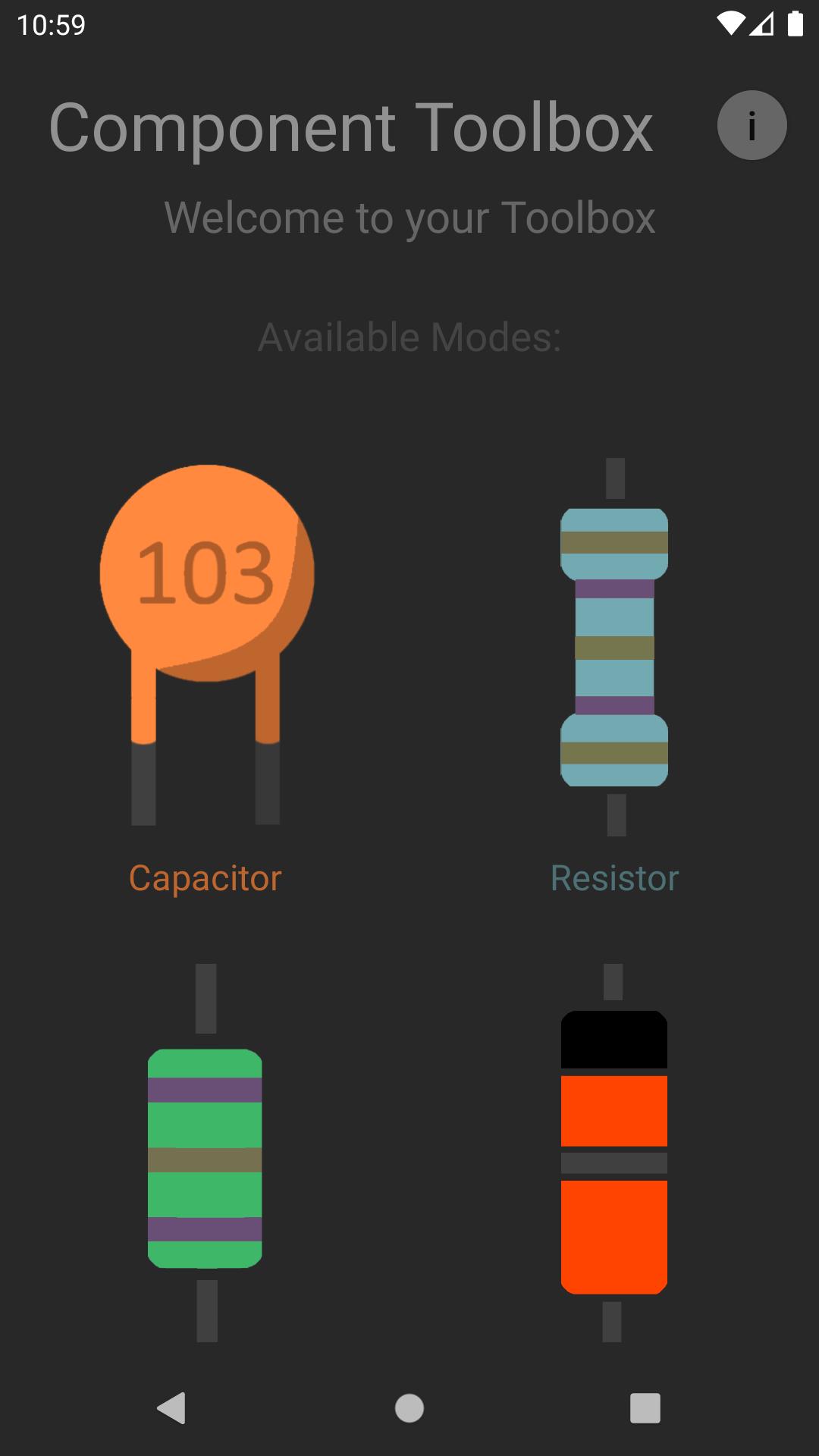 Downloading components. Toolbox component.