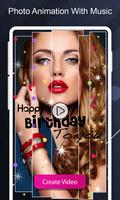 Birthday Video Maker syot layar 1