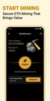 ETH Cloud Miner- Earn Ethereum ảnh chụp màn hình 1