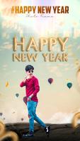 Happy New Year Photo Frame Poster