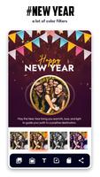 Happy New Year Photo Frame captura de pantalla 3