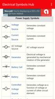 Electrical symbols Hub capture d'écran 3