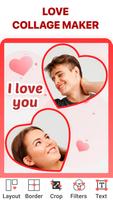 Love Collage & Picture Frames پوسٹر