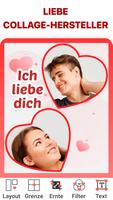 Bilderrahmen - Love Collage Plakat