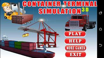 Container Terminal Simulation Affiche