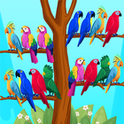 Tri d'oiseaux: Puzzle couleur icône