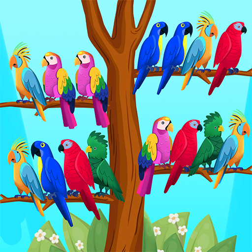 Vogel-farben sortieren puzzle