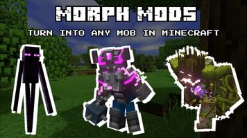 Morph Mod for Minecraft PE الملصق