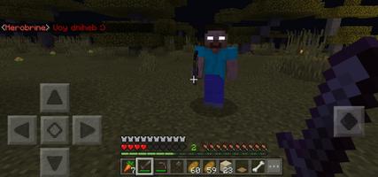Herobrine mod for Minecraft ảnh chụp màn hình 2