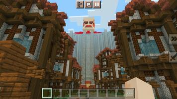 Minecraft mod attack on titan Affiche