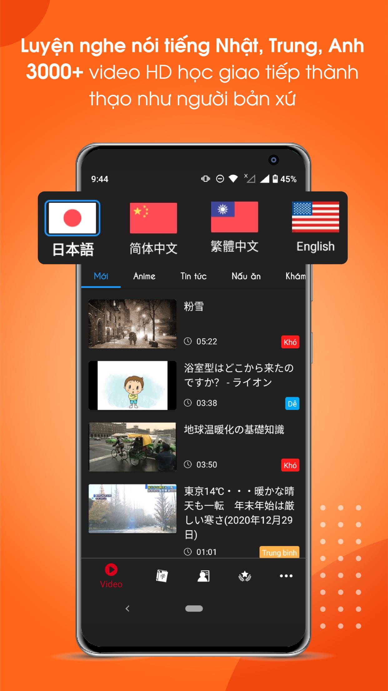 Tải Xuống Apk Luyện Nghe Và Nói Tiếng Nhật, Cho Android