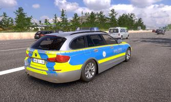 Euro Autobahn Police Patrol 3D ảnh chụp màn hình 1