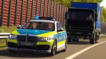 Euro Autobahn Police Patrol 3D imagem de tela 2