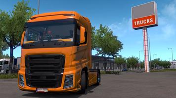 Euro Truck Games Simulator Affiche