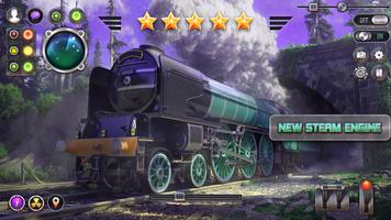 Euro Train Driving Simulator 2019:Free Train Games Cartaz