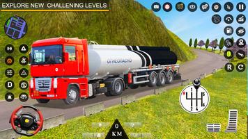Oil Tanker Truck Games 3D Affiche