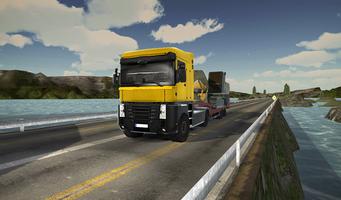 Truck Cargo Game 2022-Euro Sim پوسٹر
