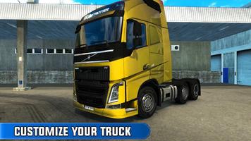 transportasi truk euro sim poster