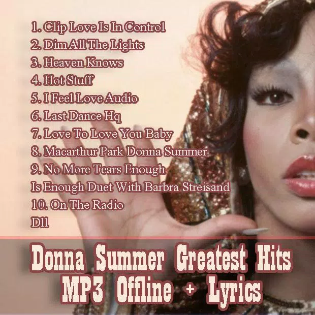 Donna Summer Offline Song Lyrics APK for Android Download