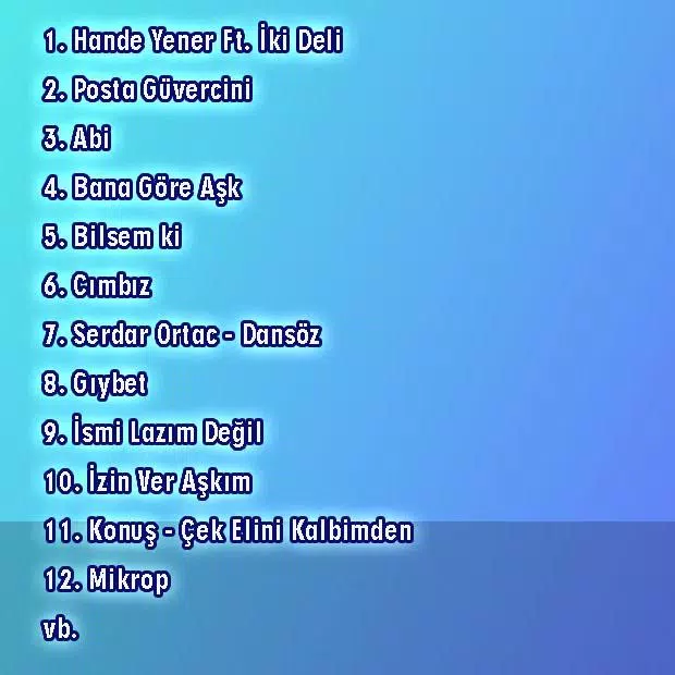 MP3 Serdar Ortaç 20+ Şarkı ~ [İnternetsiz] APK for Android Download