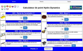 Calculateur de point FLL Hydro capture d'écran 1