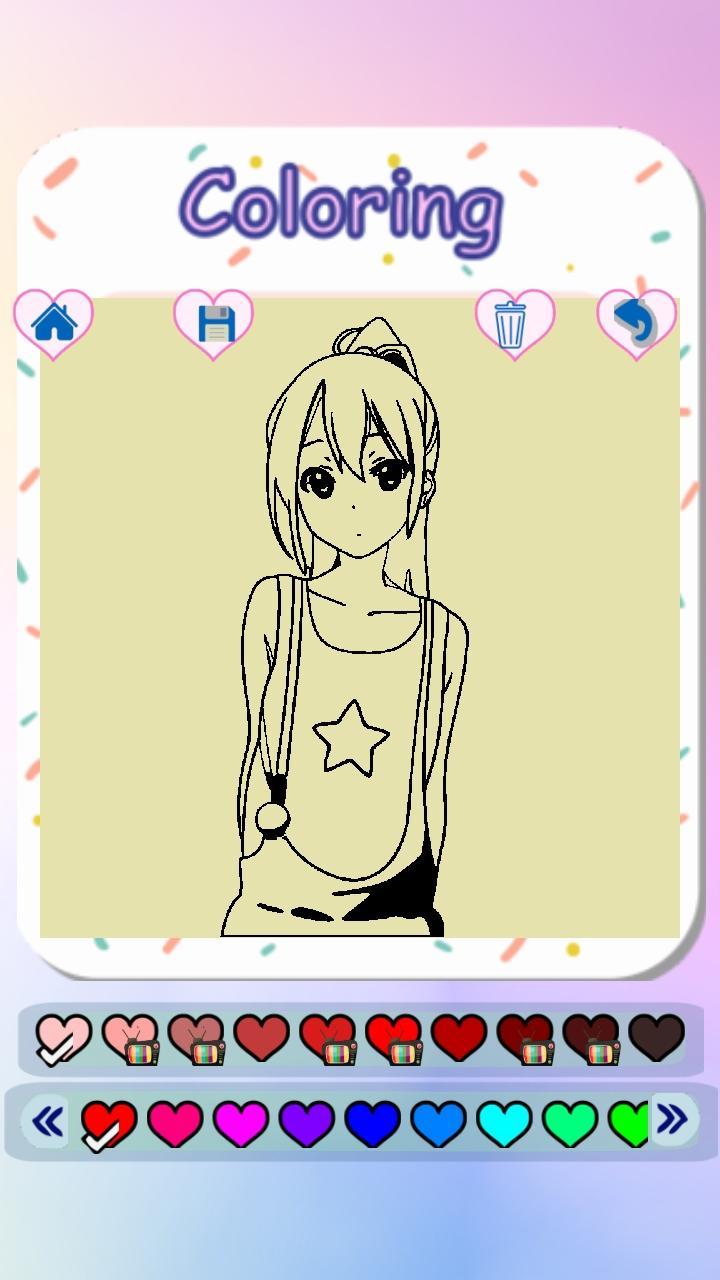 Anime Girl Manga Livro De Colorir Para Android Apk Baixar - roblox para colorir girl