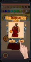 Cahier de coloriage pour joueur de basket et logo capture d'écran 3