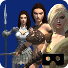 Warrior Girls - VR sword game 图标