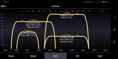 WiFi iwscan screenshot 1