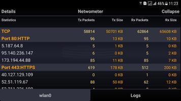 Netwometer capture d'écran 1