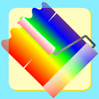 CT - stencil gradient art icon