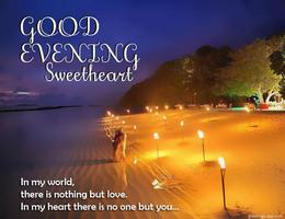 Good evening messages and images Gif poster