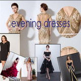 Abendkleid Zeichen