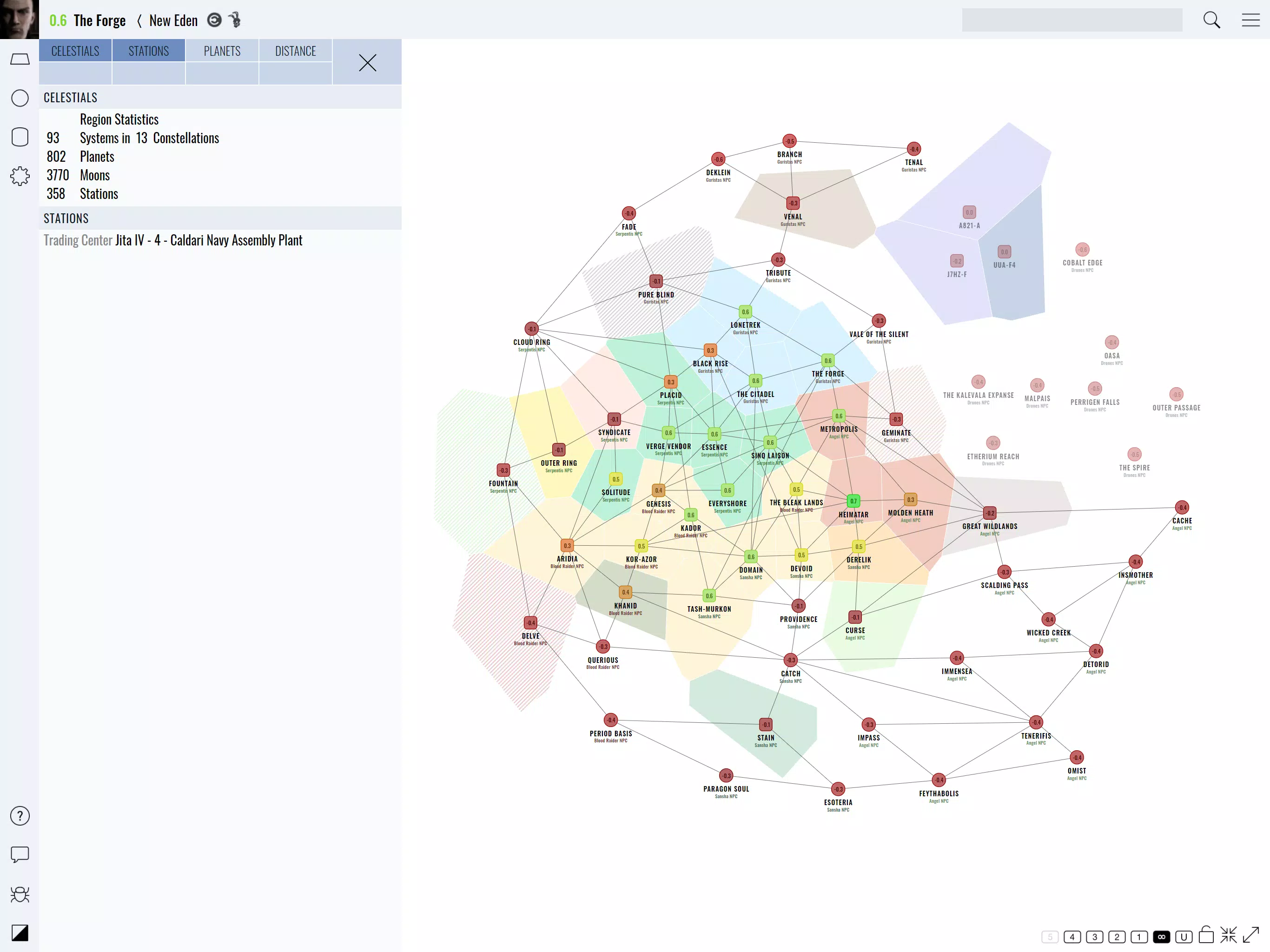 Eve Echoes Interactive Map Eveeye For Eve Echoes For Android - Apk Download