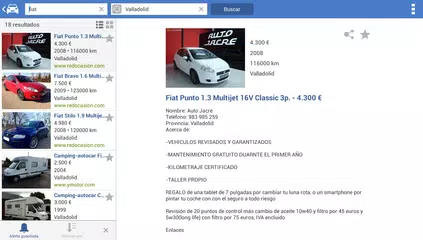 Descargar APK de Buscar coches de segunda mano