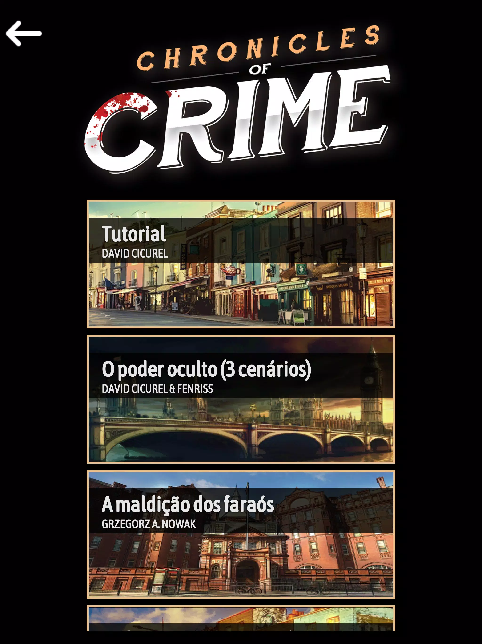 Detetive CrimeBot investigação – Apps no Google Play