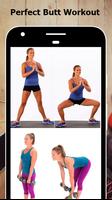 Buttocks workout for women Plakat