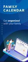Family organizer - shareable calendar- mom planner โปสเตอร์