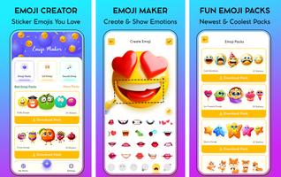 Naklejki emoji: Kreator Emoji plakat