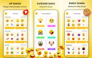Pembuat Stiker Emoji Lucu screenshot 1