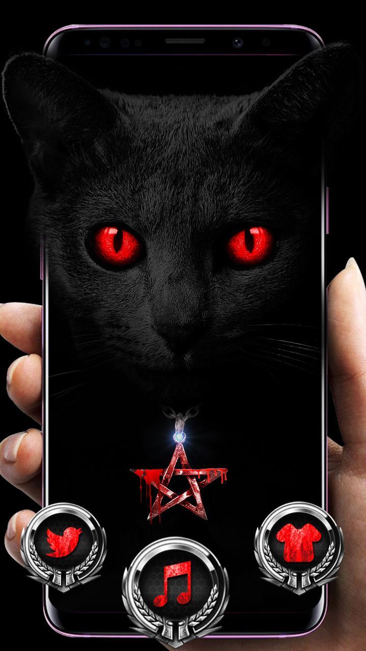 Thème du chat noir diabolique APK pour Android Télécharger
