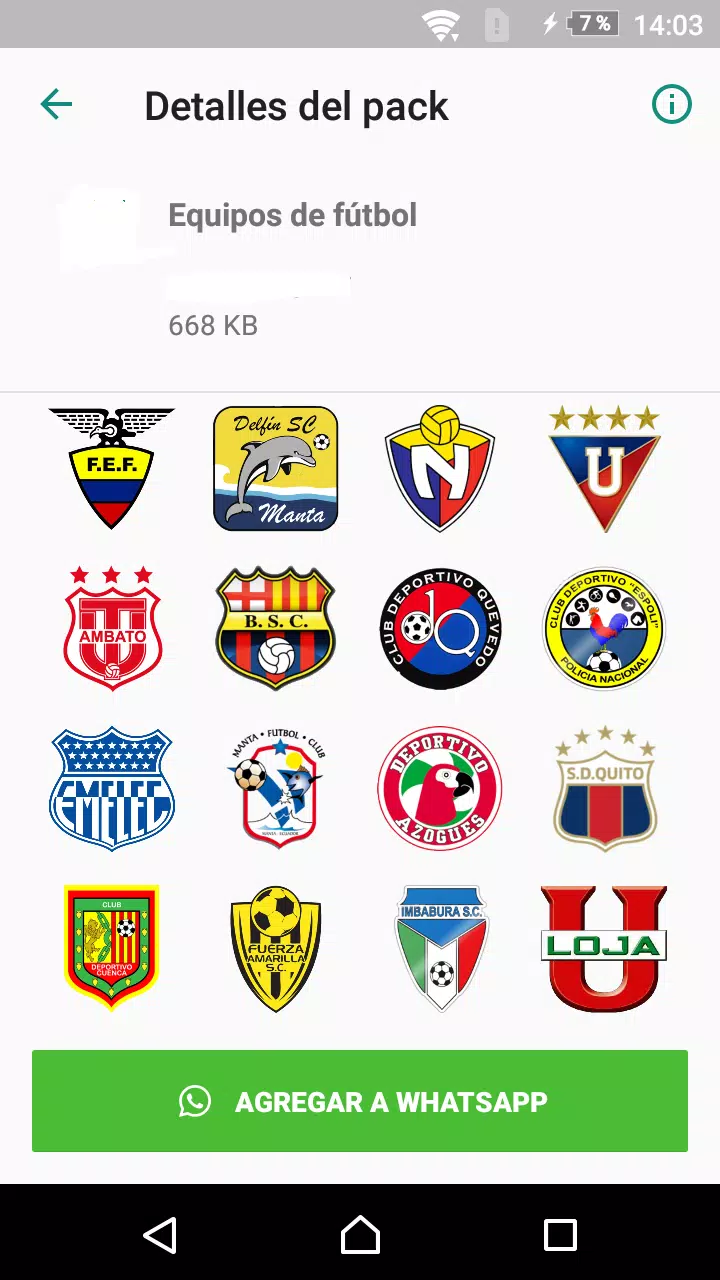 Descarga de APK de Stickers Ecuador para WhatsApp para Android