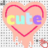 Cute Color By Number - Pixel Art