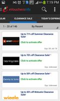 eVouchersinfo: Voucher/Coupons Screenshot 2