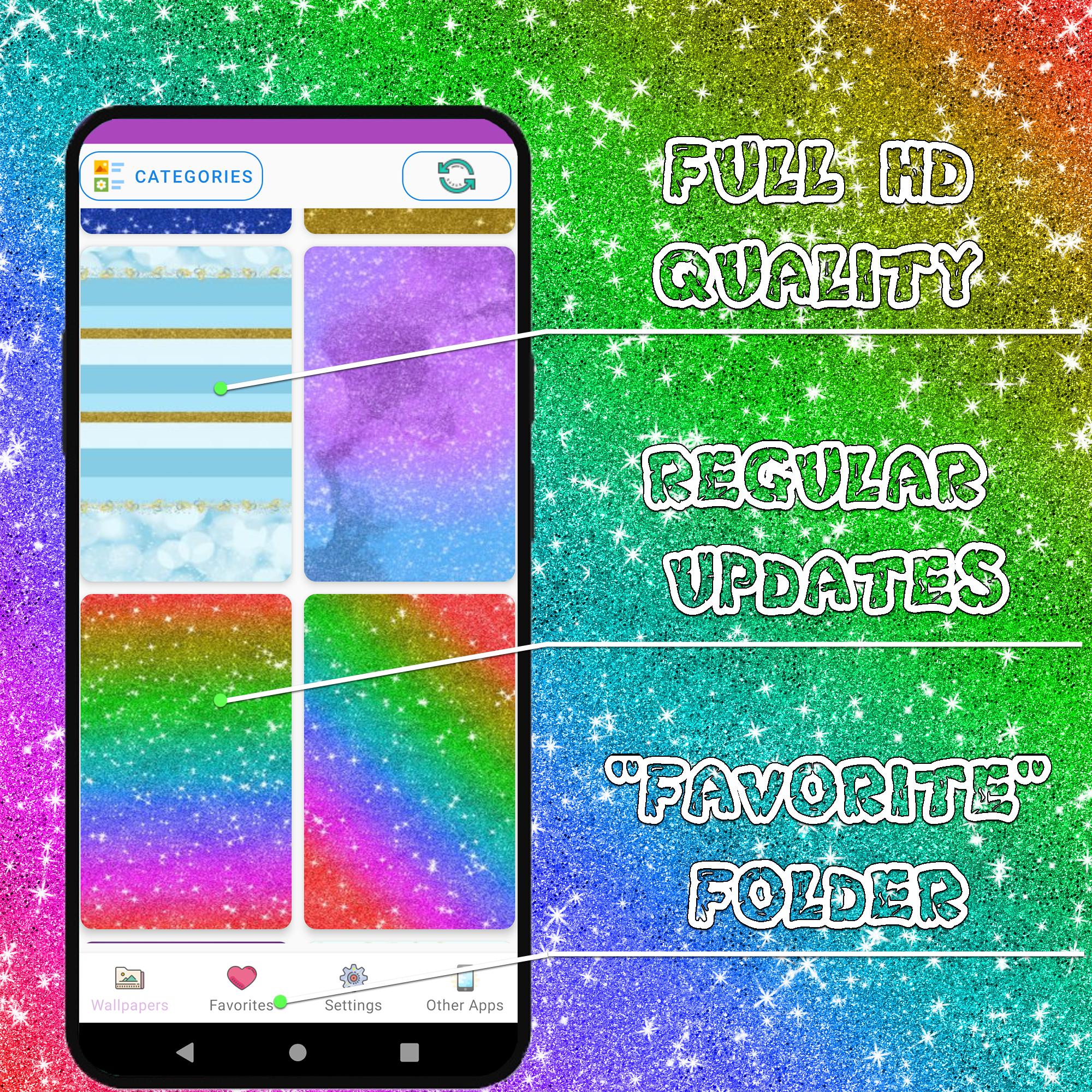 Android 用の キラキラ壁紙 Glitter Wallpapers Apk をダウンロード